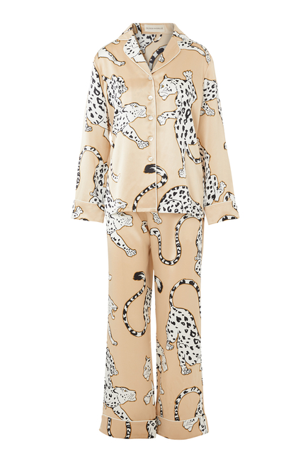 Lila Isla Leopard Pajamas